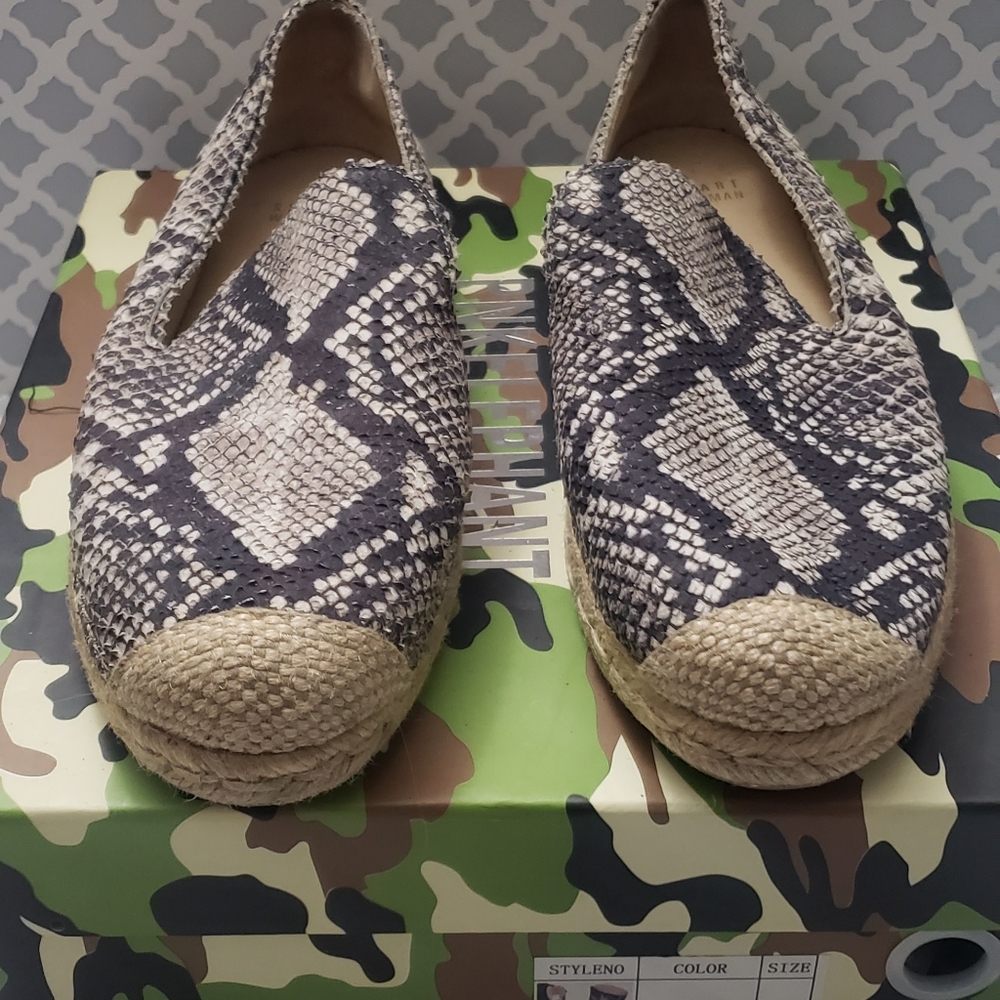 Stuart Weitzman Mocarena Python Loafers